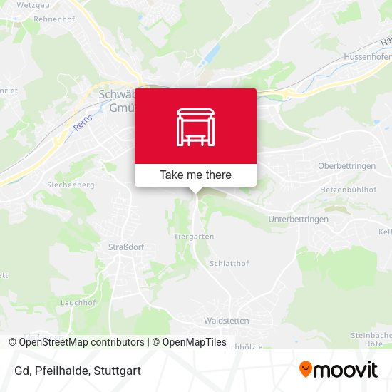 Карта Gd, Pfeilhalde
