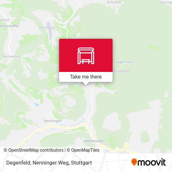 Карта Degenfeld, Nenninger Weg