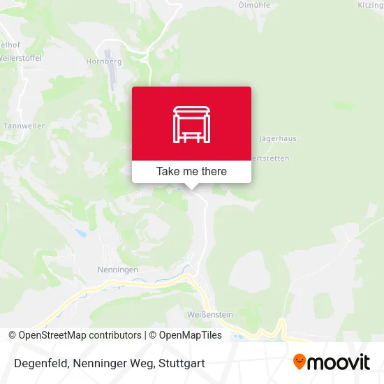 Карта Degenfeld, Nenninger Weg