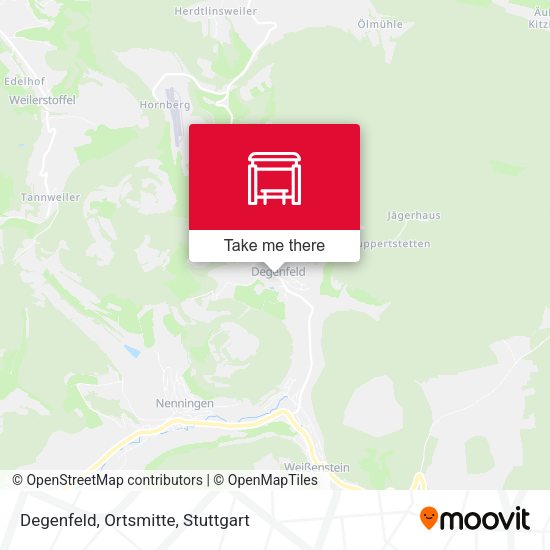 Карта Degenfeld, Ortsmitte