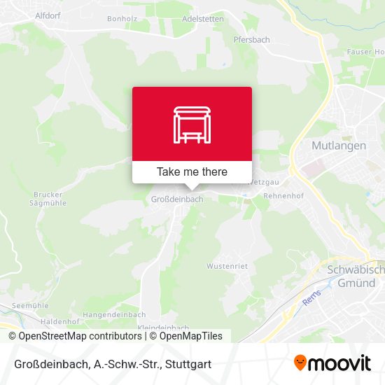 Карта Großdeinbach, A.-Schw.-Str.