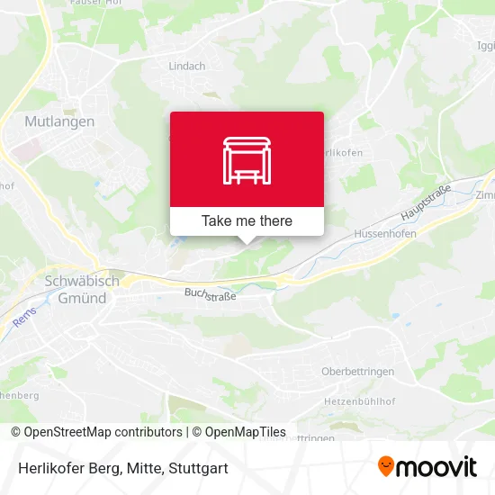 Карта Herlikofer Berg, Mitte
