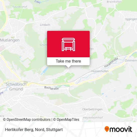 Herlikofer Berg, Nord map