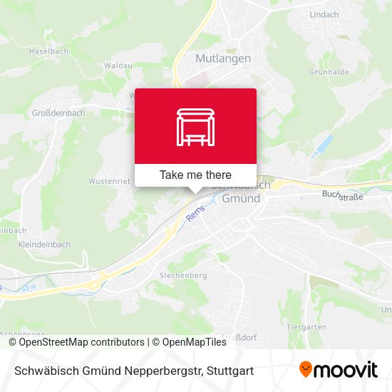 Карта Schwäbisch Gmünd Nepperbergstr