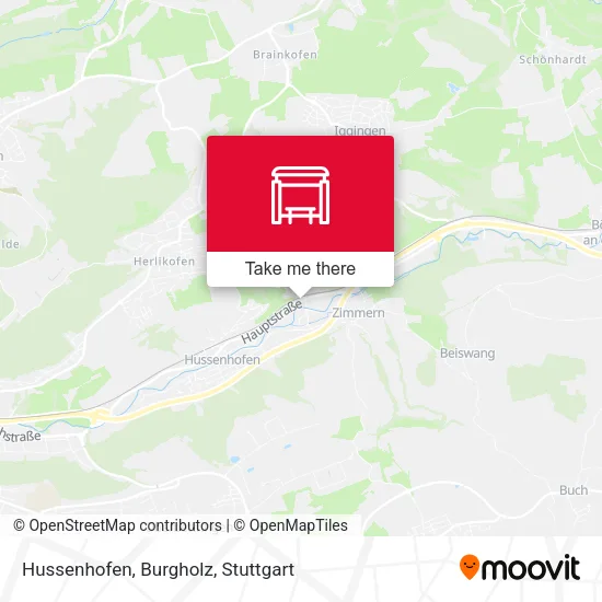 Карта Hussenhofen, Burgholz