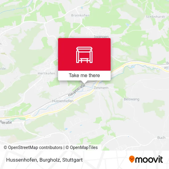 Карта Hussenhofen, Burgholz
