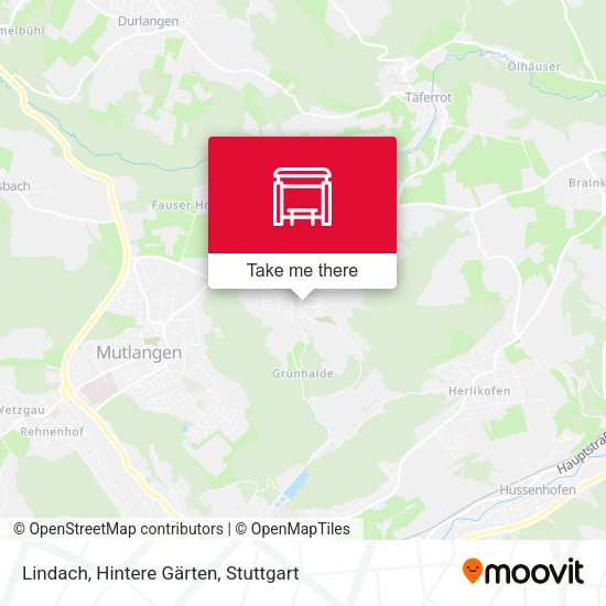 Lindach, Hintere Gärten map