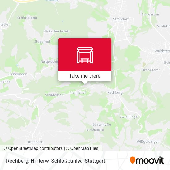 Rechberg, Hinterw. Schloßbühlw. map
