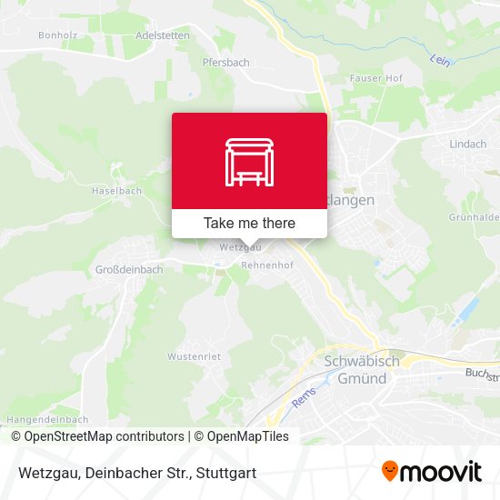 Карта Wetzgau, Deinbacher Str.