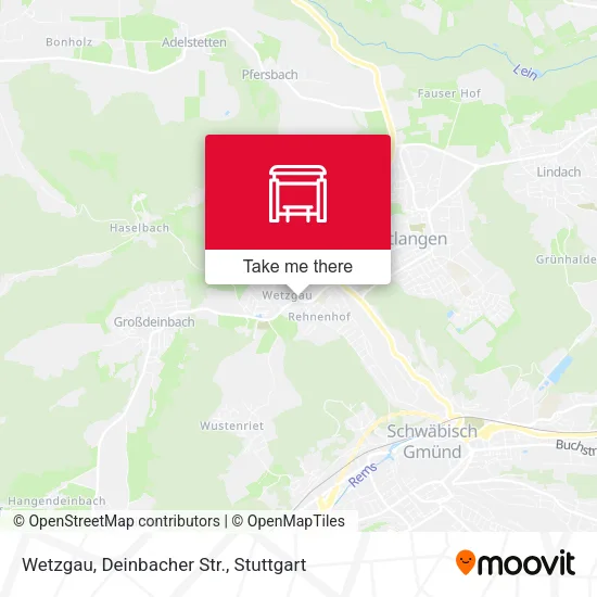 Карта Wetzgau, Deinbacher Str.