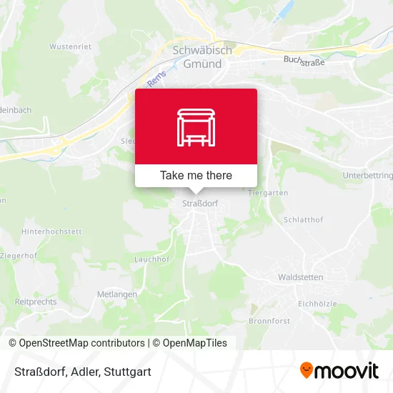 Карта Straßdorf, Adler