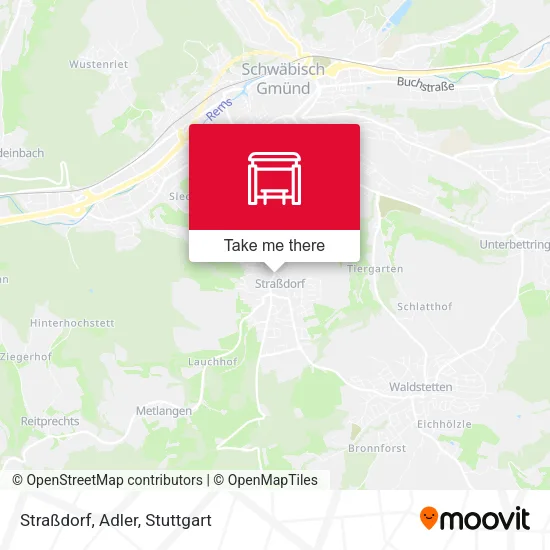 Карта Straßdorf, Adler