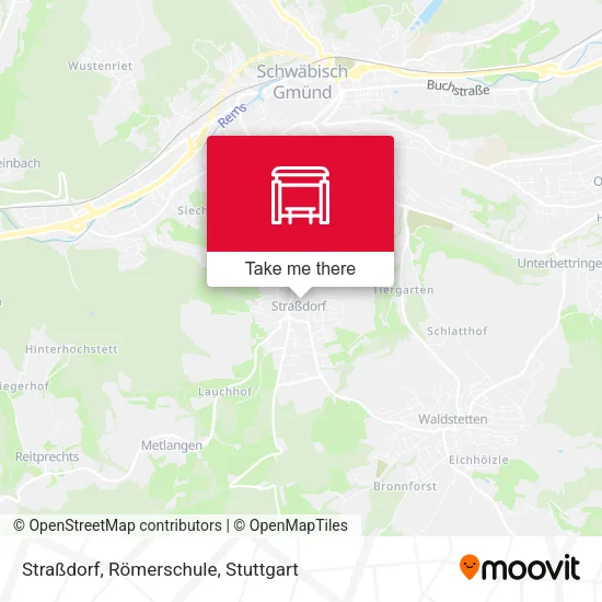 Карта Straßdorf, Römerschule