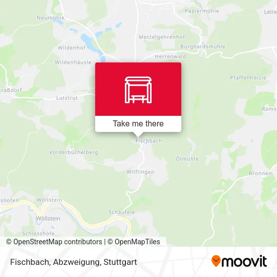 Fischbach, Abzweigung map