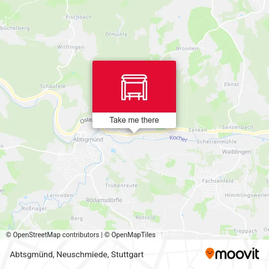 Карта Abtsgmünd, Neuschmiede