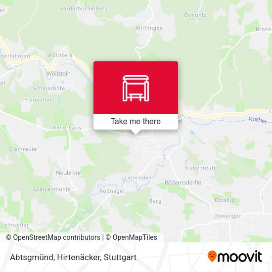 Abtsgmünd, Hirtenäcker map