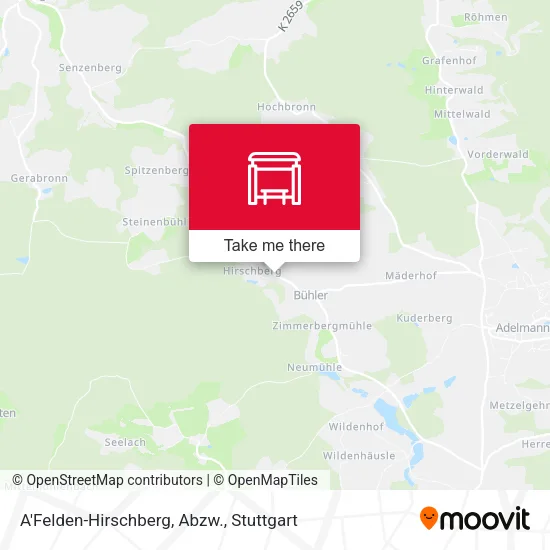Карта A'Felden-Hirschberg, Abzw.
