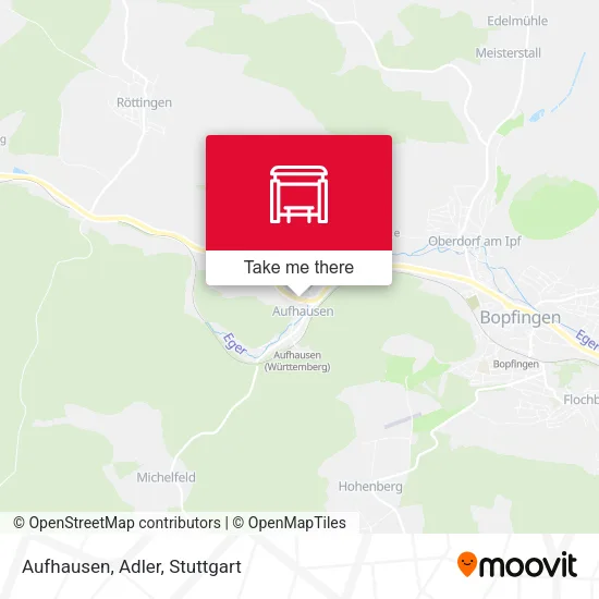 Карта Aufhausen, Adler