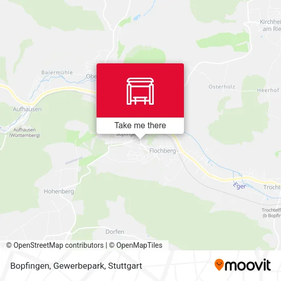 Карта Bopfingen, Gewerbepark