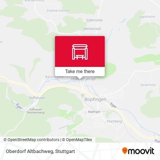 Oberdorf Altbachweg map