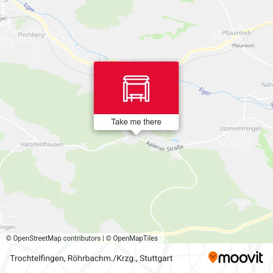 Карта Trochtelfingen, Röhrbachm. / Krzg.