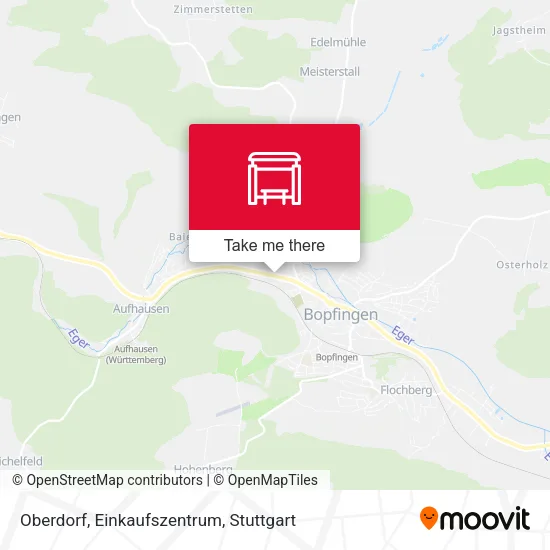 Карта Oberdorf, Einkaufszentrum