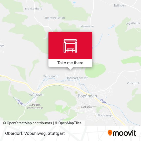 Oberdorf, Vobühlweg map