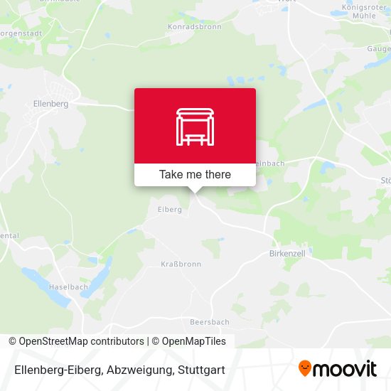 Карта Ellenberg-Eiberg, Abzweigung