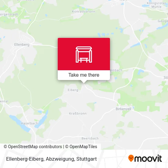 Карта Ellenberg-Eiberg, Abzweigung