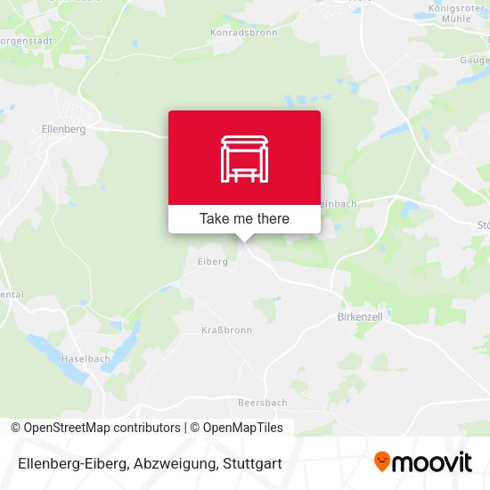 Карта Ellenberg-Eiberg, Abzweigung