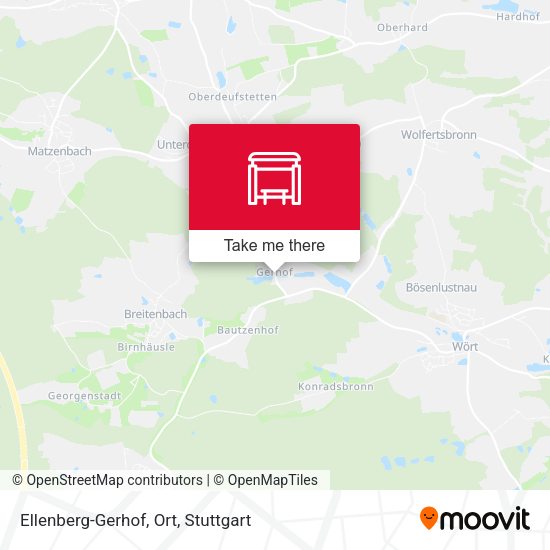 Ellenberg-Gerhof, Ort map