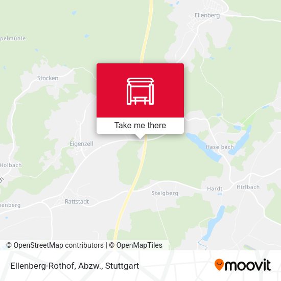 Ellenberg-Rothof, Abzw. map