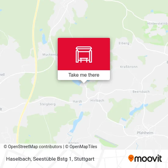 Карта Haselbach, Seestüble Bstg 1