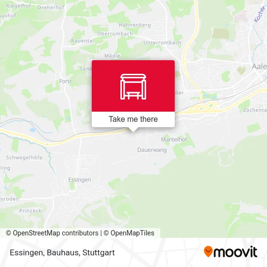 Карта Essingen, Bauhaus