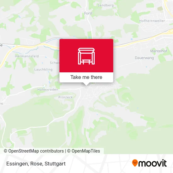 Карта Essingen, Rose