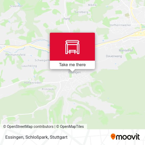 Essingen, Schloßpark map