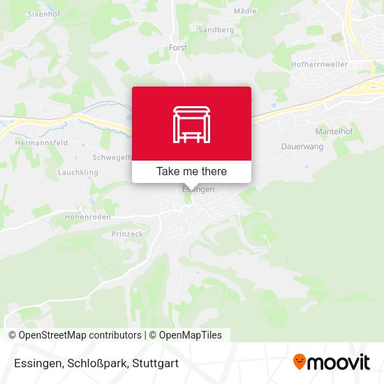 Essingen, Schloßpark map