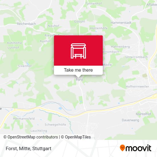 Карта Forst, Mitte