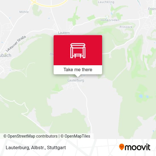 Lauterburg, Albstr. map