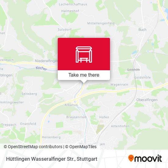 Hüttlingen Wasseralfinger Str. map