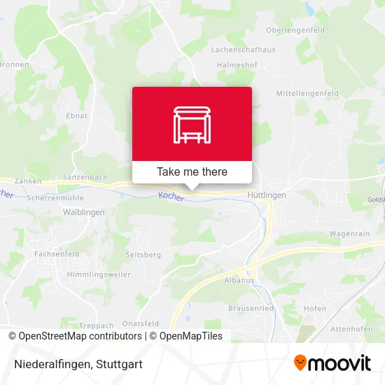 Карта Niederalfingen
