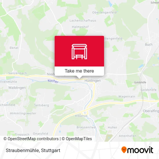 Straubenmühle map