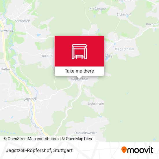 Карта Jagstzell-Ropfershof