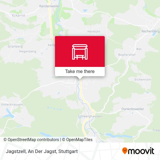 Jagstzell, An Der Jagst map
