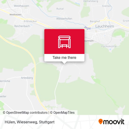 Hülen, Wiesenweg map