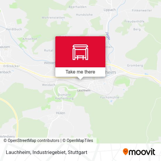 Lauchheim, Industriegebiet map