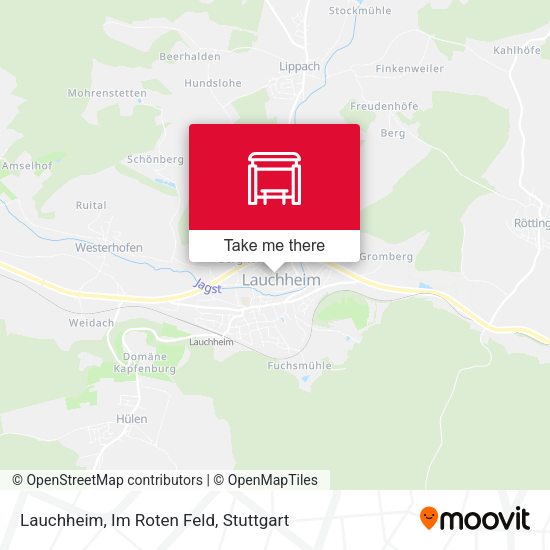 Карта Lauchheim, Im Roten Feld
