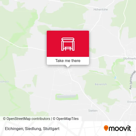 Карта Elchingen, Siedlung