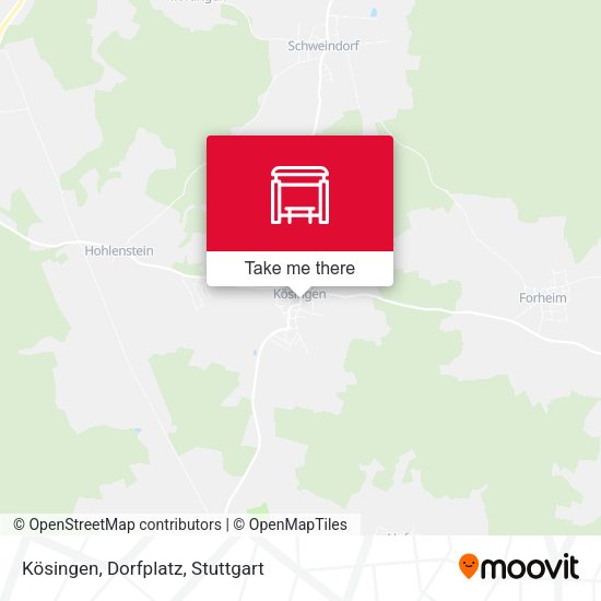 Kösingen, Dorfplatz map