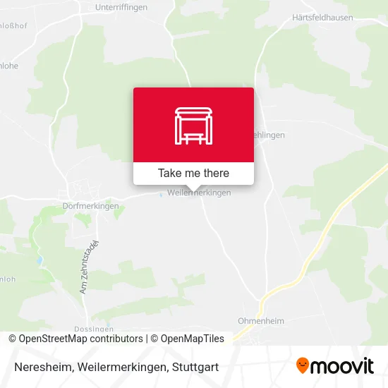 Карта Neresheim, Weilermerkingen